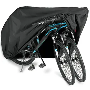 Housse de vélo imperméable Woqi, <span class=keywords><strong>protection</strong></span> UV extérieure, housse de vélo électrique, housse de moto noire - Product Image 1
