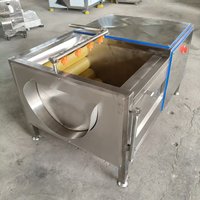 Industriële borstelrolwasmachine voor fruit- en groenteverwerkingslijn, multifunctioneel SCHILLEN