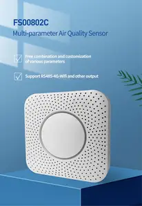Monitor de calidad del aire todo en uno Medidor de CO2 de montaje en pared Dispositivo de monitoreo de calidad del aire