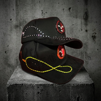 Casquette de baseball vintage de haute qualité avec logo brodé personnalisé, 5 strass, visière incurvée, doublure en satin suédé, 100% coton, réglable