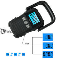 Pèse-bagages numérique, pèse-personne portable avec écran LCD rétroéclairé et grand crochet, pèse-bagages de voyage portable pour peser les valises