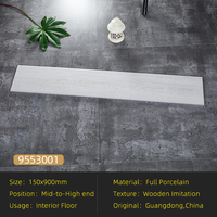 Chine Carreaux de bois d'extérieur Porcelaine émaillée 150X800 Mur Plancher Céramique Carreaux de bois Bois