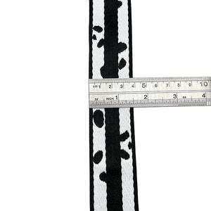 Fettuccia elastica personalizzata fettuccia per vestiti fettuccia in poliestere Jacquard per cinghie per borse - Product Image 4