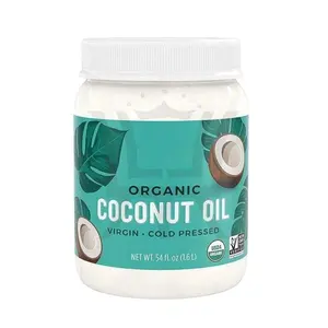Oem Koudgeperste Ongeraffineerde Maagdelijke Biologische Kokosolie Voor Het Koken Van Premium Pure Natuurlijke Kokosolie