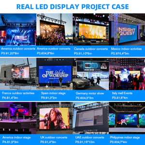 Panel LED Modular para Pantalla de Video LED de Fondo de Escenario P4.81 de Alto Contraste y Confiabilidad para Cine al Aire Libre, 500x500mm - Product Image 6