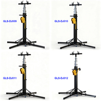 Trípode Profesional Portátil para Luces de DJ con Barra en T de Acero, Soporte Elevador con Manivela para Iluminación de Escenario, Discotecas, Fiestas, Clubes y Eventos