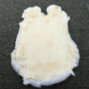 Pelo de piel de conejo para mujer, Color Natural teñido, calidad superior, venta al por mayor, precio barato, bolso con cuello embellecedor - Product Image 4