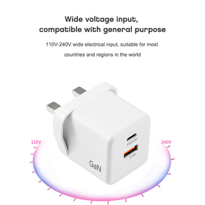 <span class=keywords><strong>Adaptateur</strong></span> <span class=keywords><strong>secteur</strong></span> Gan 30w chargeur mural <span class=keywords><strong>Usb</strong></span> pour téléphone Pd Type <span class=keywords><strong>C</strong></span> chargeur de téléphone portable - Product Image 6