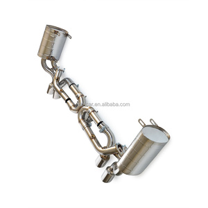 Подходит для Porsche 996,2 3,4 3,6 2002-2005 из нержавеющей стали клапан управляемый cat задний выхлопной глушитель выхлопной трубы автомобиля - Product Image 3