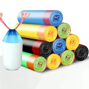 Trash <b>Bags</b> Scented 5Galon Strong Drawstring Colors 20 Flat <b>Sealed</b> Roll With Small Packaging - Product Image 6