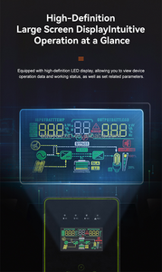 10Kw Goatee 6.2kw Us EU onduleur solaire hybride avec contrôleur de Charge Mppt onduleurs de pompe solaire convertisseurs onduleur solaire IP65 - Product Image 6