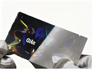 Superposition holographique transparente rectangulaire anti-contrefaçon à double couche, design personnalisé, application manuelle, pour usages multiples - Product Image 4