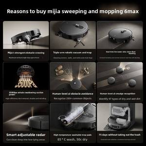<strong>XIAOMI</strong> MIJIA 6 Max <strong>OMNI</strong> <strong>Robot</strong> <strong>Vacuum</strong> <strong>Mop</strong> 35000Pa Self-Cleaning AI Obstacle Avoidance Camera 35000Pa <strong>Robot</strong> Home <strong>Vacuum</strong> Cleaner - Product Image 2