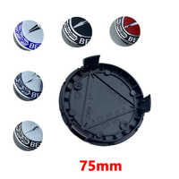 Cache-moyeu de roue de 75 mm avec logo de voiture pour accessoires Mercedes-Benz W203 W204 W205 W212 W213 W214 W176 W177 X156 X253 W166 W167