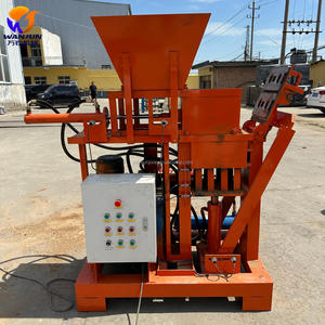 Máquina automática de ladrillos de arcilla eléctrica WJ 2-25 de bajo consumo de energía, extrusora al vacío con engranajes, para fabricación de bloques huecos - Product Image 1