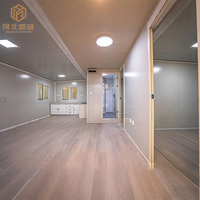 Nouvelle conception de maison modulaire préfabriquée en conteneur extensible de 20 pieds ou 40 pieds, bungalow préfabriqué, maison à deux chambres, maison portable