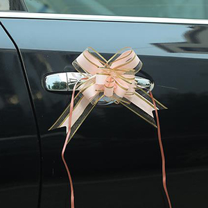 Quà Tặng Gói Quà Giáng Sinh Kéo Bướm Nơ Organza Kéo Nơ Ruy Băng Nhựa Kéo Nơ Hoa Để Trang Trí - Product Image 2