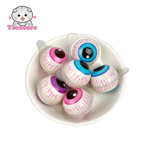 3 <span class=keywords><strong>D</strong></span> Gummy Candy Halal Soft Chewy Gummy Candy Eyeball Design Jelly Jam Filled Caramelos de Halloween - Product Image 5