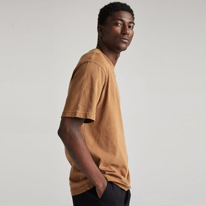 T-shirt en coton de haute qualité, imprimé graphique streetwear, vente en gros, t-shirt uni confortable pour homme, été. - Product Image 2