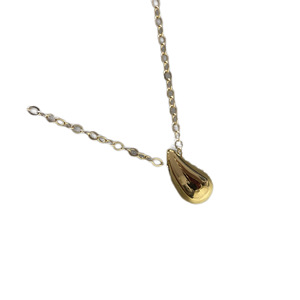 Collier pendentif élégant en or 18 carats Shuidi Jucai, nouvelle collection été 2025, design original, vente en gros de colliers fins - Product Image 5