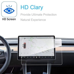 Protector de Pantalla para Consola Central de Tesla Model 3 Y, Pantalla Táctil Anti-Rayones, Cristal Templado para Navegación de Auto, Compatible con Model S X - Product Image 3