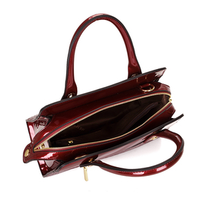 Chất Lượng Hàng Đầu Phụ Nữ Túi Thiết Kế Nhà Máy Màu Đỏ Làm Túi Xách Vai Cho Phụ Nữ Sang Trọng Ví Tote Túi - Product Image 3