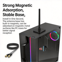 Carte mère de jeu WiFi 7 3 bandes avec antenne de remplacement à base magnétique et connecteur EZ-Plug pour ASUS ROG Strix X870-A X870E X870E-E X870-I