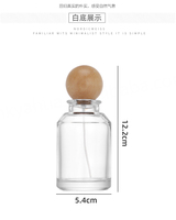 Botol Semprot Parfum Mini Isi Ulang dari Kaca dengan Pompa dan Tutup Semprot, Warna & Bentuk Kustom 30ml/50ml/100ml