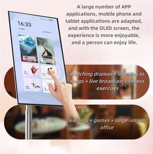 27 pouces 2K HD <span class=keywords><strong>OLED</strong></span> écran plat intelligent <span class=keywords><strong>TV</strong></span> mobile A27Q8 LED LCD Rhin soins oculaires petite amie Machine tactile apprentissage classe en ligne - Product Image 3