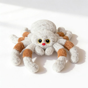 Juguete de Peluche Creativo de Araña de Dibujos Animados, Lindo, con Relleno de Algodón PP, de 11cm-30cm de Altura, para Fiestas Infantiles, Bromas y Trucos - Product Image 4