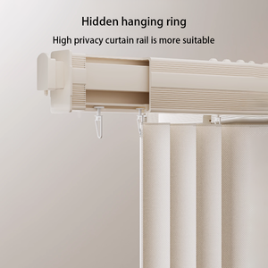 Anti-Durchhängen Wiederverwendbare Edelstahl-Doppel-Saugnapf 360° Drehbare 2/3/4/5-fach Faltbare Bohrfreie Duschvorhangstangen - Product Image 4