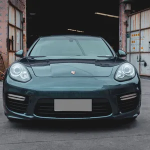 Runde Aus gezeichnete Stoßstange für 10-16 Porsche Panamera 970.2 Upgrade Turbo Front stoßstange