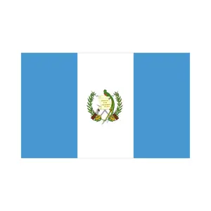 Flagnshow di fascia alta stampato 3x5 ft guatemala bandiera nazionale battente Guatemala 100% poliestere 90x150cm