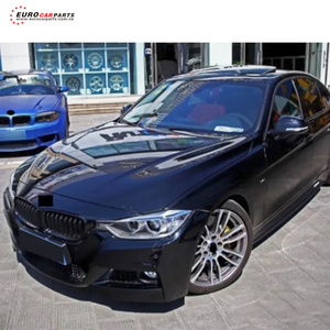 3 Series F30 Actualización a MT Style Parachoques de coche Faldones laterales Parachoques trasero Juego completo Kit de carrocería - Product Image 4