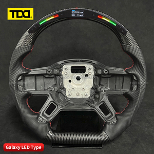 Volante de fibra de carbono TDD LED para Land Rover Defender 90 110 130, luz LED inteligente para interior de coche, estilo deportivo - Product Image 2