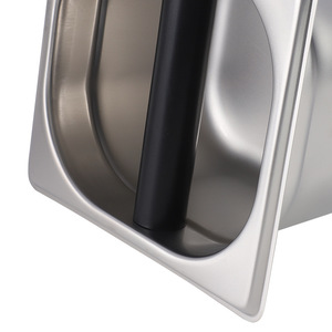 Contenedor de Posos de Café de Acero Inoxidable, Diseño que Ahorra Espacio en la Encimera, Eliminación sin Desorden, Caja para Posos de Espresso - Product Image 2