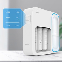 Filtre à eau par osmose inverse certifié NSF avec 3 réservoirs intégrés