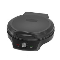 Gril électrique personnalisé de 12 pouces pour la maison poêle à crêpe ronde four à pizza portable machine à pizza automatique avec minuterie