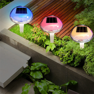 Lampe solaire de jardin 7 couleurs changeantes Kit de lampe champignon pour éclairage extérieur <span class=keywords><strong>Spot</strong></span> <span class=keywords><strong>LED</strong></span> Jardin Chemin Paysage - Product Image 3