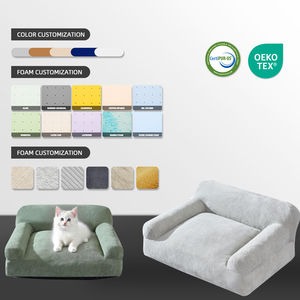 कारखाने कस्टम लक्जरी आर्थोपेडिक मेमोरी कुत्ते फोम सोफे बिस्तर को हटाने योग्य धोने योग्य कवर के साथ कुशन ओम/गंध - Product Image 4