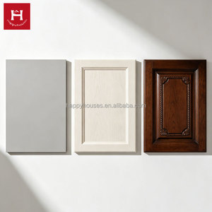 Happy Houses Wholesale Factory Price Custom Kitchen Cabinet <strong>Doors</strong> Modern Minimalist Slab Classical Raised Panel for Construction - Product Image 5