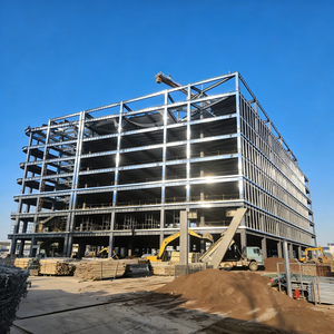 Bâtiment <span class=keywords><strong>en</strong></span> structure acier moderne <span class=keywords><strong>à</strong></span> plusieurs étages, assemblage rapide, construction préfabriquée économique, résistant au feu et au vent pour - Product Image 4