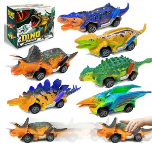 Juego de bloques de construcción modelo inosaur oys para coche, juego de 6 unidades para coche