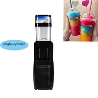 Machine à Granita Commerciale Automatique pour Boissons Glacées, Jus et Smoothies, 1 à 4 Bacs, Machine Industrielle à Granita et Glace Pilée