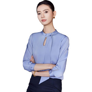 ホテル受付女性マネージャーシャツ エレガントなビジネスワークウェア制服（ホスピタリティ向け） - Product Image 1