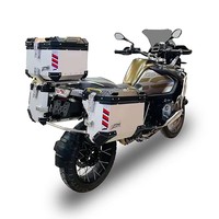 Vente en gros/détail JPAD J-B3 Boîtes latérales et arrière de moto en alliage d'aluminium de haute qualité - Capacité 45L/55L pour la rénovation/amélioration
