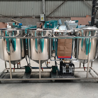 Fonction de déparaffinage Usine durable Affiner la cuisson Machines raffinées de l'équipement de raffinage de l'huile de palme de soja