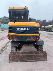 Hyundai 60W-7 Pelle d'occasion à roues Ventes directes d'usine Mini pelle de 6 tonnes avec pompe à moteur Yanmar Promotion à bas prix - Product Image 2