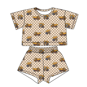 Vente chaude garçons haut ample et <span class=keywords><strong>short</strong></span> personnalisé à motifs de haute qualité vêtements décontractés pour enfants - Product Image 2