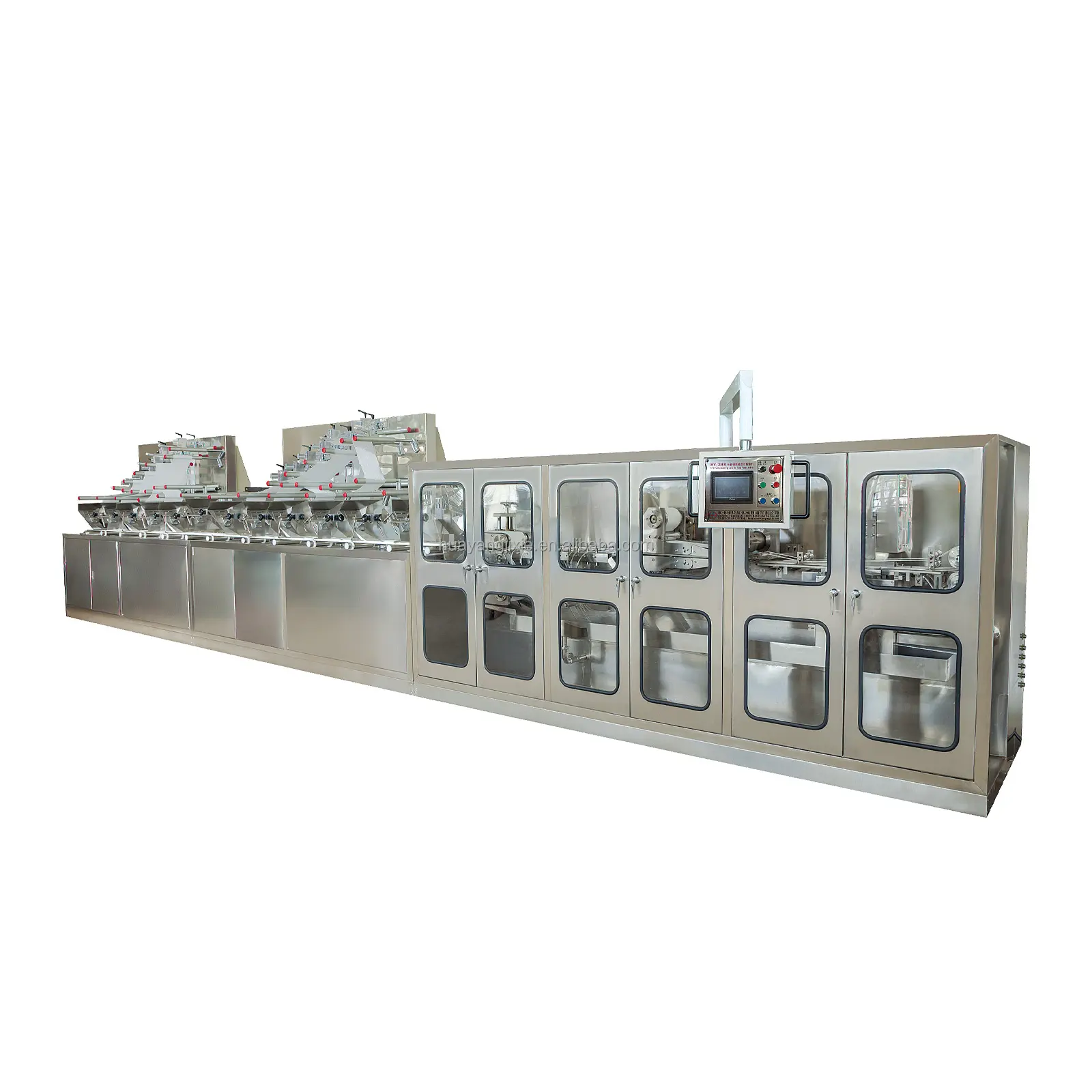 HY-2800 tam otomatik ıslak mendil katlama makinesi (30-120 parça/paket), ıslak mendil makine, ıslak mendil yapma makinesi, ıslak peçete makinesi